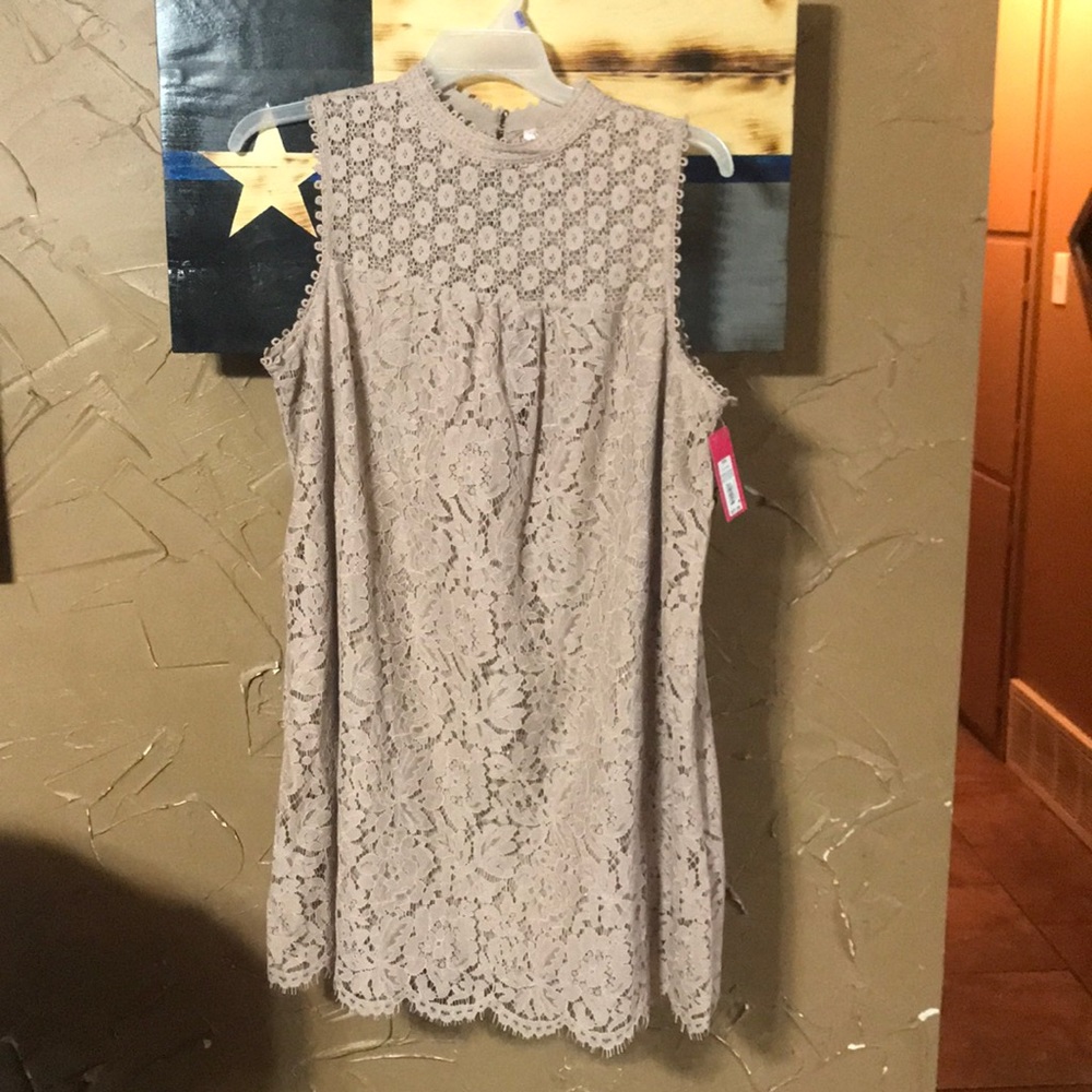 Mossimo pink lace sleeveless dress NWT XXL